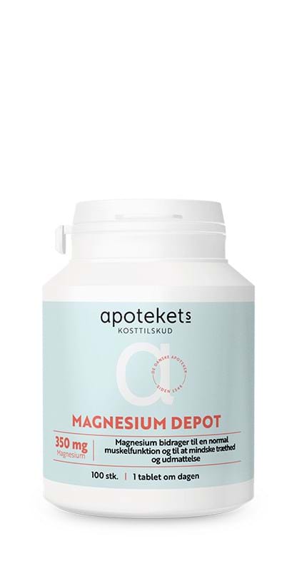 Apotekets Magnesium Depottabletter med 350 magnesium